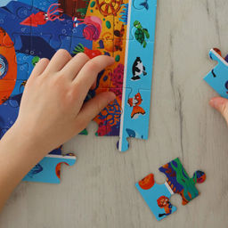 ElBascoKids / Пазл на внимательность Зимняя деревня 80 элементов - El`BascoKids фото 7