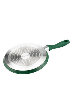 Сковорода блинная 24х1,5 см с АПП, цвет: оливковый/золотой, 5000-OLV/GD-24. - D.L.K. фото 5