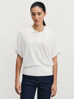 Джемпер поло из вискозы / Zarina  фото 3