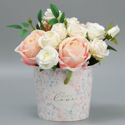 Цена за 5 шт. Стакан для цветов All you need is love, 1500 мл