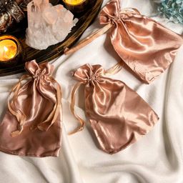 Мешочек: Атлас бежевый (3 шт)