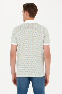 Мужская мятная футболка-поло - U.s. polo assn фото 19