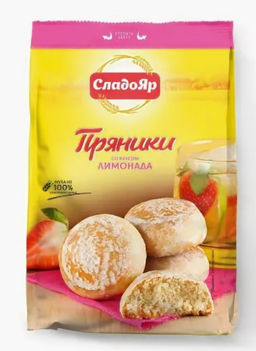 Сладояр (Ф012) ЛИМОНАДА пряник вес 350 г (Вижер)