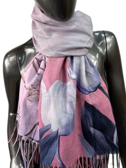 Мягкий палантин из кашемира, мультицвет - Greta фото 12