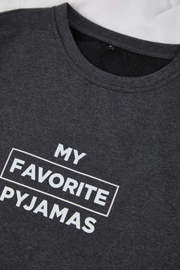 TRENDYOL MAN Bordo Regular Fit Bask?l? Pijama Tak?m? TMNAW22PT0759 - Trendyolmilla фото 22