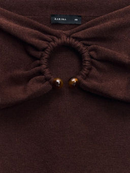 Джемпер со спущенными плечами / Zarina фото 8