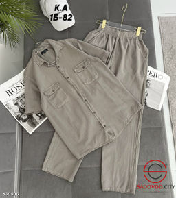 Костюм (рубашка и брюки) свободного кроя - Bruno фото 2