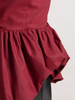 Корсет Эпатаж (вишневый) Б15216-53М - Lt collection фото 5