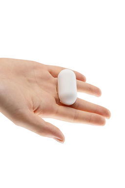 Мини-вибратор OTOUCH YU, силикон, белый, серебро, 4,7 см
