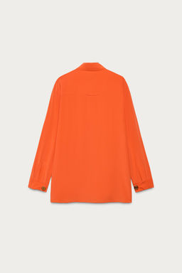 CAMISA SEDA 100% MARISA BERENSON X ZARA / Rojo / Naranja