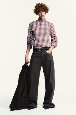 TRF CURVE HIGH-WAIST JEANS - Zara фото 8
