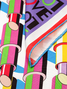 Платок жен. шелк 90х90 E04-8377-10 - Eleganzza фото 3