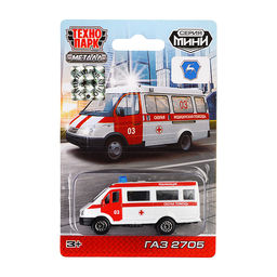 Машина металл Спецтехника 7,5 см, в ассортименте, блистер