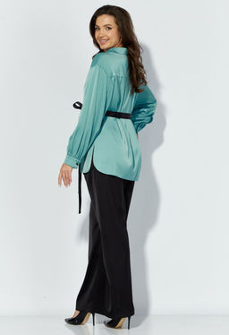 Костюм ТАиЕР 1301 бирюза, черный фото 4