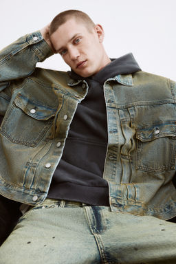Cazadora denim Loose Fit - H&m фото 7