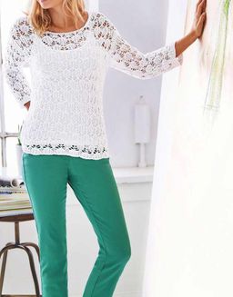 Пуловер, белый