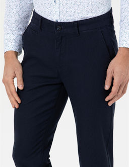 Lacivert Slim Fit Kanvas Pantolon - Pierre cardin фото 7