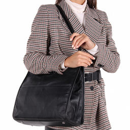 Сумка 0678 black Polina&Eiterou