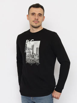 CRB wear/CWMM 60320-22 Джемпер мужской,черный/Ex.Cherubino