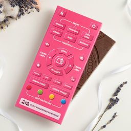 Шоколад 85г. "Пульт управления мужчиной" (розовый)