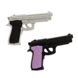 Цена за 140 шт. Ластик фигурный "Пистолет", МИКС