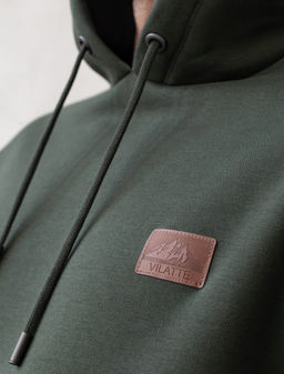 Худи на молнии из премиального футера трехнитки с начесом - Vilatte фото 2