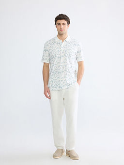 Polo Yaka Desenli Pike Erkek Ti??rt