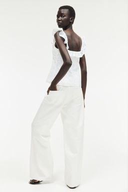 Top con ribete de volantes - H&m фото 4