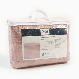 Покрывало евро LoveLife Texture: rosy, 240×230±5 см, микрофайбер