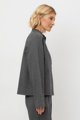 ЕВТ 3251/тем.серый меланж жакет жен - Very neat фото 2