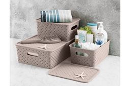 Корзинка с крышкой 7,5 л 35*24,5*10,5 см Береста мокка - Elan gallery фото 4