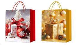 Пакет подарочный 72х50х18 / N-01 /уп 12/168/Новый год