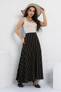 Брюки Камелия (черные/полоска) Б12964-13М - Lt collection фото 7
