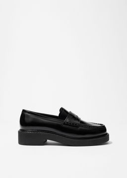 Mocasines de piel de suela gruesa