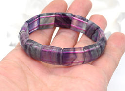 Браслет из Флюорита сегмент 14*15мм, 35г