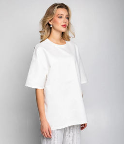 Футболка #КТ0112, белый