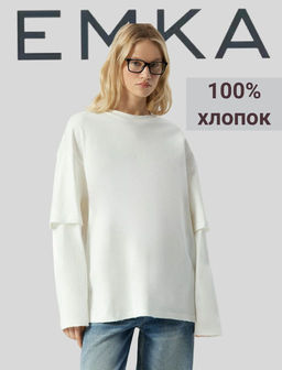 ЕМКА / Лонгслив из 100% хлопка - Emka фото 6