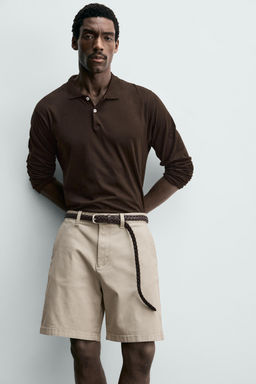 BERMUDA CHINO REGULAR FIT / Beige - Zara фото 6