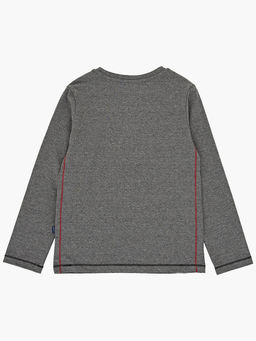 Лонгслив для мальчика с принтом UD 4832 графит - Mini maxi фото 3