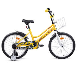 Велосипед 20" Rocket Basic, цвет желтый