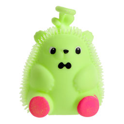 Цена за 9 шт. Мяч детский резиновый ёжка световой «Ёжик», цвета МИКС, в шоубоксе