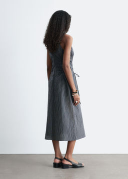 Vestido midi sin mangas con cord?n de ajuste - H&m фото 5