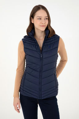 Женский темно-синий жилет - U.s. polo assn фото 3