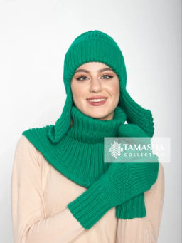 Шапка-ушанка женская Искра - Tamasha фото 17