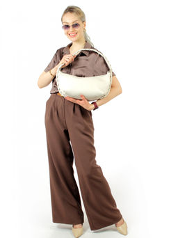 LACCOMA сумка Аэлита-слоновая кость эко кожа хлопок