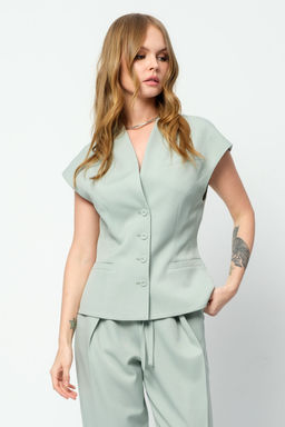 Костюм Pirs 5883 серо-мятный