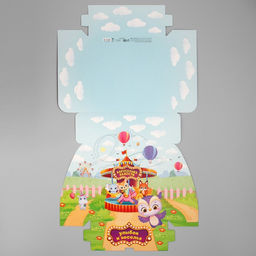 Коробка складная Карусель радости , 25 х 25 х 10 см - Дарите счастье фото 7