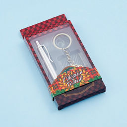 Набор подарочный 2 в 1, ручка, брелок цветок со стразами