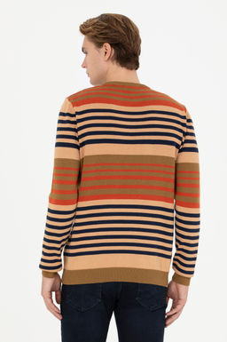 Мужской легкий свитер цвета хаки - U.s. polo assn фото 12