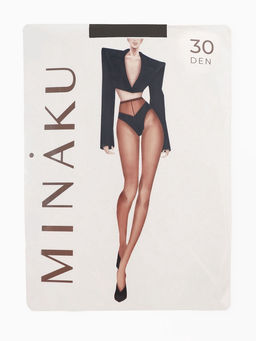 Колготки женские MINAKU, чёрные, размер 3/M